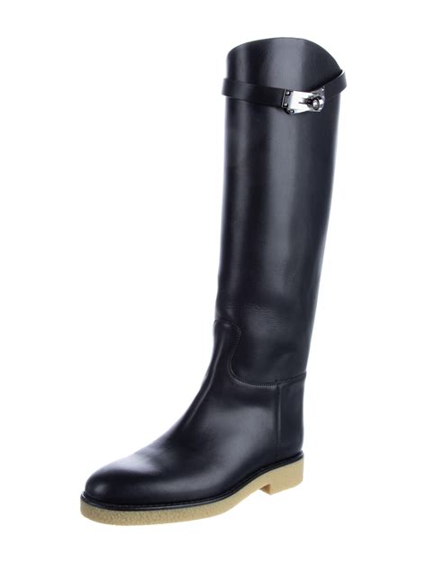 Hermès Faustine Leather Riding Boots 